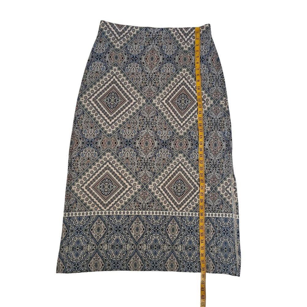 Chico's Multicolor Printed Column Design A-line Maxi Skirt Size 2/US (12-14) - Picture 10 of 11